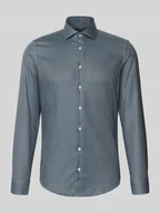 Koszule męskie - Koszula biznesowa o kroju slim fit z kołnierzykiem typu kent - miniaturka - grafika 1