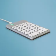Klawiatury - R-Go Tools Klawiatura numeryczna R-Go Numpad Break, ergonomiczna klawiatura numeryczna z oprogramowaniem break, przewodowa, biała - miniaturka - grafika 1