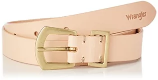 Paski - Wrangler Pasek damski Easy Days Belt, Nude, 90, nude - grafika 1