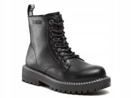 Botki damskie - Buty Damskie Trapery Big Star Kk274538 Czarne R.37 - miniaturka - grafika 1