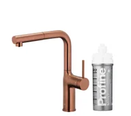 Baterie kuchenne - KFA Armatura Duero Pure Move 6623-424-34 Miedziany Stal szlachetna - miniaturka - grafika 1