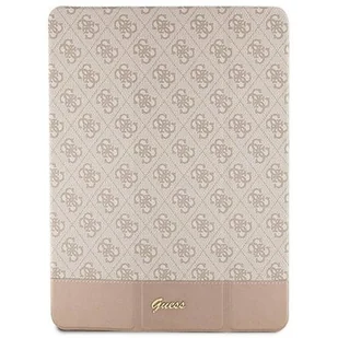Guess GUFCP12PS4SGP iPad Pro 12.9" różowy/pink 4G Stripe Allover - Etui do tabletów - miniaturka - grafika 1