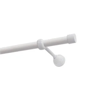 Karnisz DECASTYL Luna pojedynczy 160 cm Biały - Karnisze - miniaturka - grafika 1