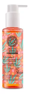 Natural Siberian TOOTHPASTE Wegański rewitalizujący peeling maska do twarzy z kwasami i witaminą C 145ml OBLEPIKHA C-BERRICA - Maseczki do twarzy - miniaturka - grafika 1