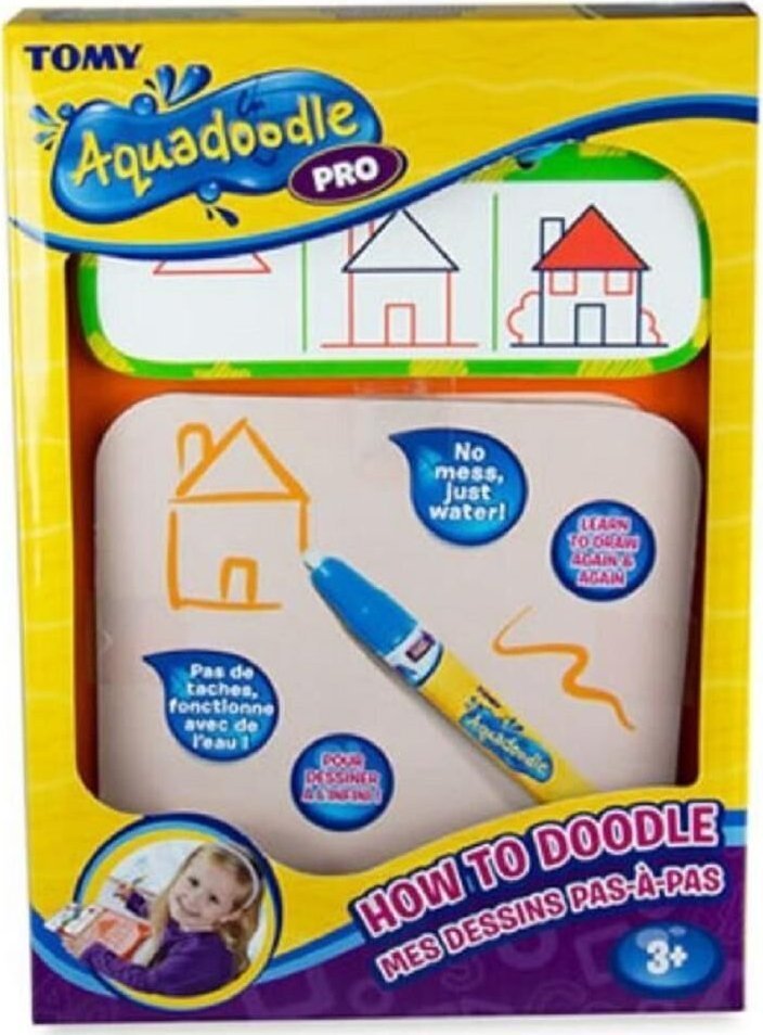 Tomy AQUADOODLE draw set How to Doodle, E72865