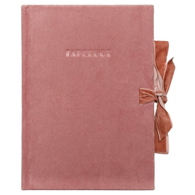 Paperdot, Notatnik Ze Wstążką, Różowy, Format A5, Kratka, 96 Kartek