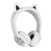 Słuchawki - BuddyPhones Play Ears Plus panda (białe) - miniaturka - grafika 1