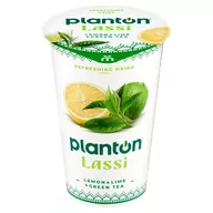 Kefiry, jogurty, maślanki - Planton Lassi Vegangurt kokosowy cytryna & limonka & zielona herbata 200 g - miniaturka - grafika 1