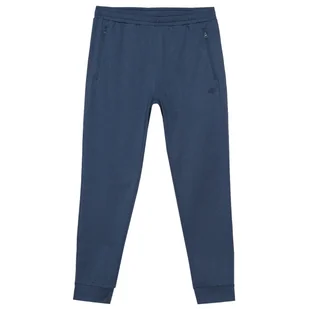 Męskie spodnie dresowe 4F Trousers Fnk M682 Rozmiar: L / Kolor: ciemnoniebieski - Spodnie sportowe męskie - miniaturka - grafika 1