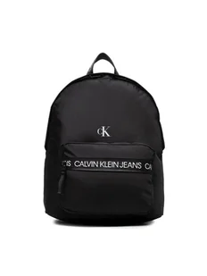 Calvin Klein Jeans Plecak Logo Tape Backpack IU0IU00248 Czarny - Plecaki - miniaturka - grafika 1