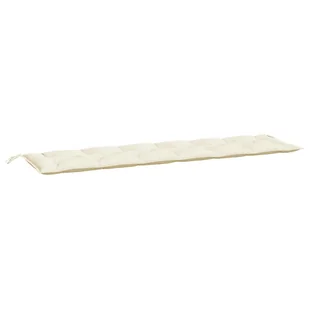 Poduszka na ławkę ogrodową, kremowa, 200x50x7cm, tkanina Oxford - Poduszki ogrodowe - miniaturka - grafika 3