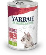 Mokra karma dla kotów - Yarrah Bio kawałeczki, 6 x 405 g - Biokurczak i biowołowina z biopokrzywą i biopomidorami - miniaturka - grafika 1