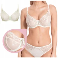 Biustonosze - Samanta LAURA A125 biustonosz miękki biszkoptowy miętowy soft braletka 65G - miniaturka - grafika 1