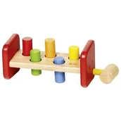 Zabawki interaktywne dla dzieci - Goki kolorowa drewniana Przebijanka - miniaturka - grafika 1