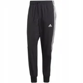 Dresy męskie - Spodnie męskie adidas Aerorady Essentials Tapered Cuff Woven 3-Stripes czar - miniaturka - grafika 1