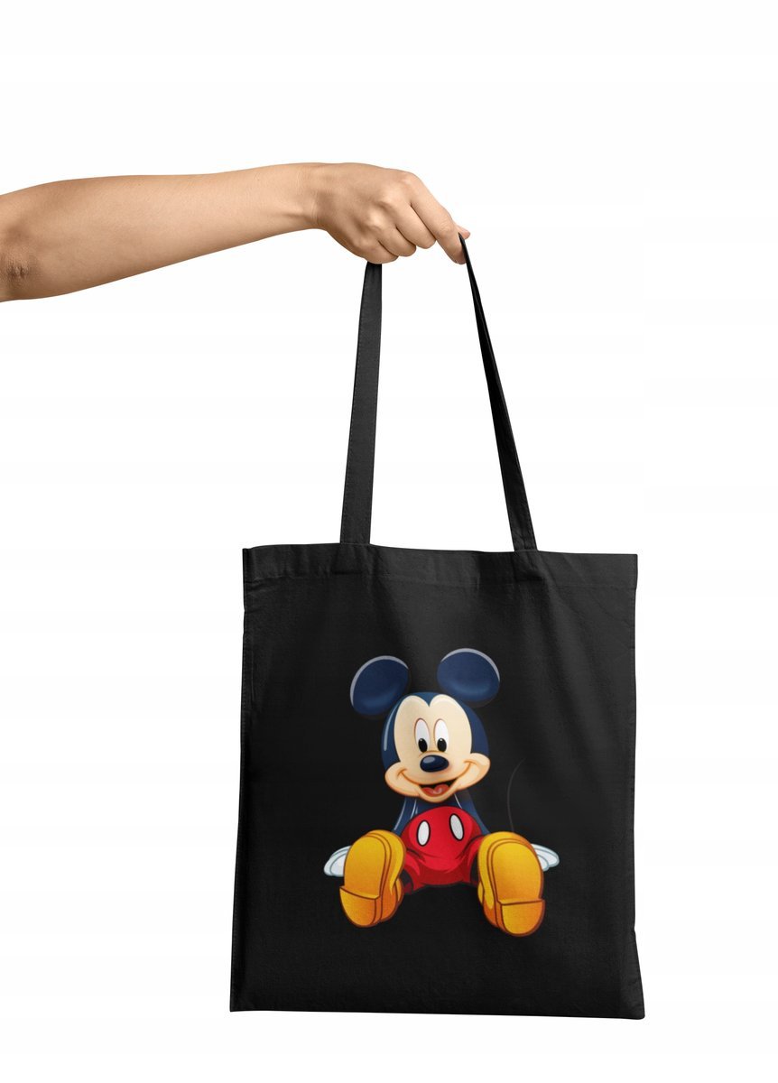 TORBA SHOPPER MATERIAŁOWA NA RAMIĘ PREZENT DLA FANKI MYSZKA MICKEY MINNIE