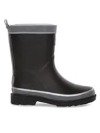 Buty dla dziewczynek - Regatta Kalosze Foxfire RKF473 Czarny - miniaturka - grafika 1