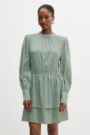 Sukienki - Silvian Heach sukienka FAYIUM kolor zielony mini rozkloszowana GPA25322VE - miniaturka - grafika 1