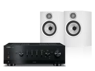 Zestawy stereo - Yamaha R-N1000A (czarny) + 606 S3 (biały) - miniaturka - grafika 1
