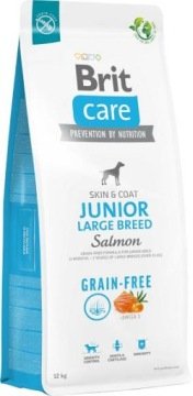 Brit Care Grain-Free Junior Large Breed Salmon&Potato 12 kg