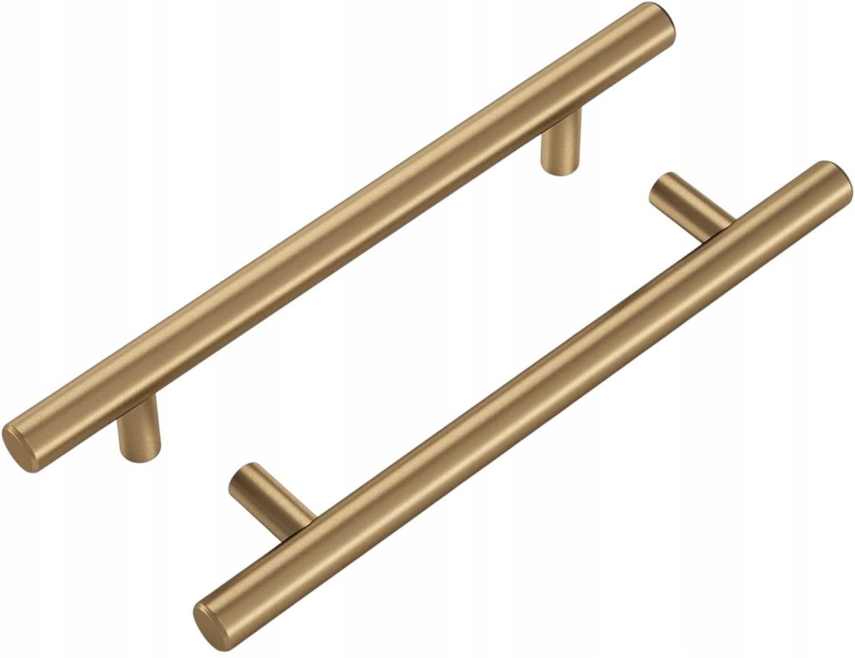 GOLDENWARM Złote Uchwyty Do Mebli Kuchennych 160mm Okrągłe 1szt
