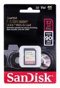 Karty pamięci - SANDISK Extreme SDSDXVE-032G-GNCI, SDHC, 32 GB, Class 10 - miniaturka - grafika 1