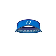 Czapki i chusty sportowe damskie - COMPRESSPORT Daszek biegowy ULTRALIGHT VISOR V2 niebieski - miniaturka - grafika 1