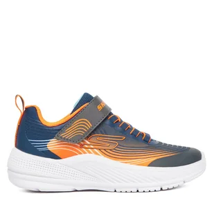 Sneakersy Skechers Microspec Advance- 403926L/NVOR Granatowy - Buty dla chłopców - miniaturka - grafika 1