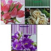 Opakowania i torebki na prezenty - PANORAMA Torebka ozdobna laminowana PL-5 zestaw 55 kwiaty - miniaturka - grafika 1