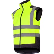 Odzież robocza - Kamizelka ostrzegawcza dwustronna żółta "XL" CE LAHTI PRO - miniaturka - grafika 1