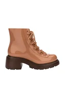 Botki damskie - Melissa sztyblety MELISSA COSMO BOOT AD damskie kolor brązowy na słupku - miniaturka - grafika 1