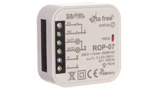 Zamel ROP-07 RADIOWY ODBIORNIK DOPUSZKOWY EXF10000104 - Inne akcesoria elektryczne - miniaturka - grafika 2