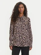 Koszule damskie - Guess Koszula W5YH03 WF1T2 Brązowy Regular Fit - miniaturka - grafika 1