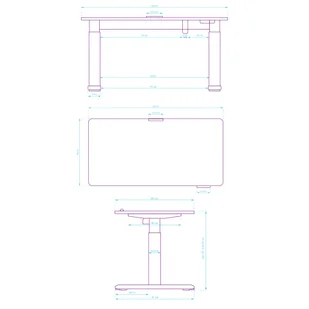 Biurko dla dzieci, elektycznie regulowany, czarna płyta, 120X60 cm, 55-81 cm, PULSAR, uchwyt na słuchawki, klips na kable, ULTRADE - Biurka - miniaturka - grafika 9