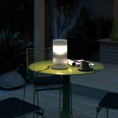 Lampy ogrodowe - Lampa stołowa Coupar zewnętrzna, piaskowa - miniaturka - grafika 1