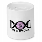 Skarbonki - DLA JUBILERA PREZENT SKARBONKA ITS IN MY DNA z Nadrukiem ze Zdjęciem + Opakowanie na prezent (wzór 02) - miniaturka - grafika 1