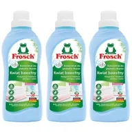 Środki do prania - 3x Płyn do płukania FROSCH Cotton Blossom koncentrat 750 ml - miniaturka - grafika 1