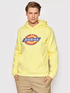 Bluzy męskie - Dickies Bluza Icon Logo DK0A4XCBC33 Żółty Regular Fit - grafika 1