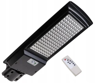 LAMPA SOLARNA Latarnia ULICZNA 200W Pilot Czujnik Ruchu Zmierzchu 3797 - Lampy ogrodowe - miniaturka - grafika 1