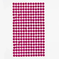 Zabawki kreatywne - Kryształki samoprzylepne fuchsia 6mm 260szt - Dalprint - miniaturka - grafika 1