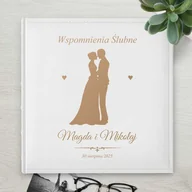 Albumy fotograficzne - Duży album na zdjęcia z grawerem dla pary na ślub - miniaturka - grafika 1