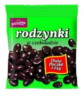 Cukierki - Jutrzenka Rodzynki w czekoladzie 125g - miniaturka - grafika 1