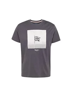 Pepe Jeans Alfred Koszulka męska, Czarny (czarny wyblakły), XS - Koszulki męskie - miniaturka - grafika 1