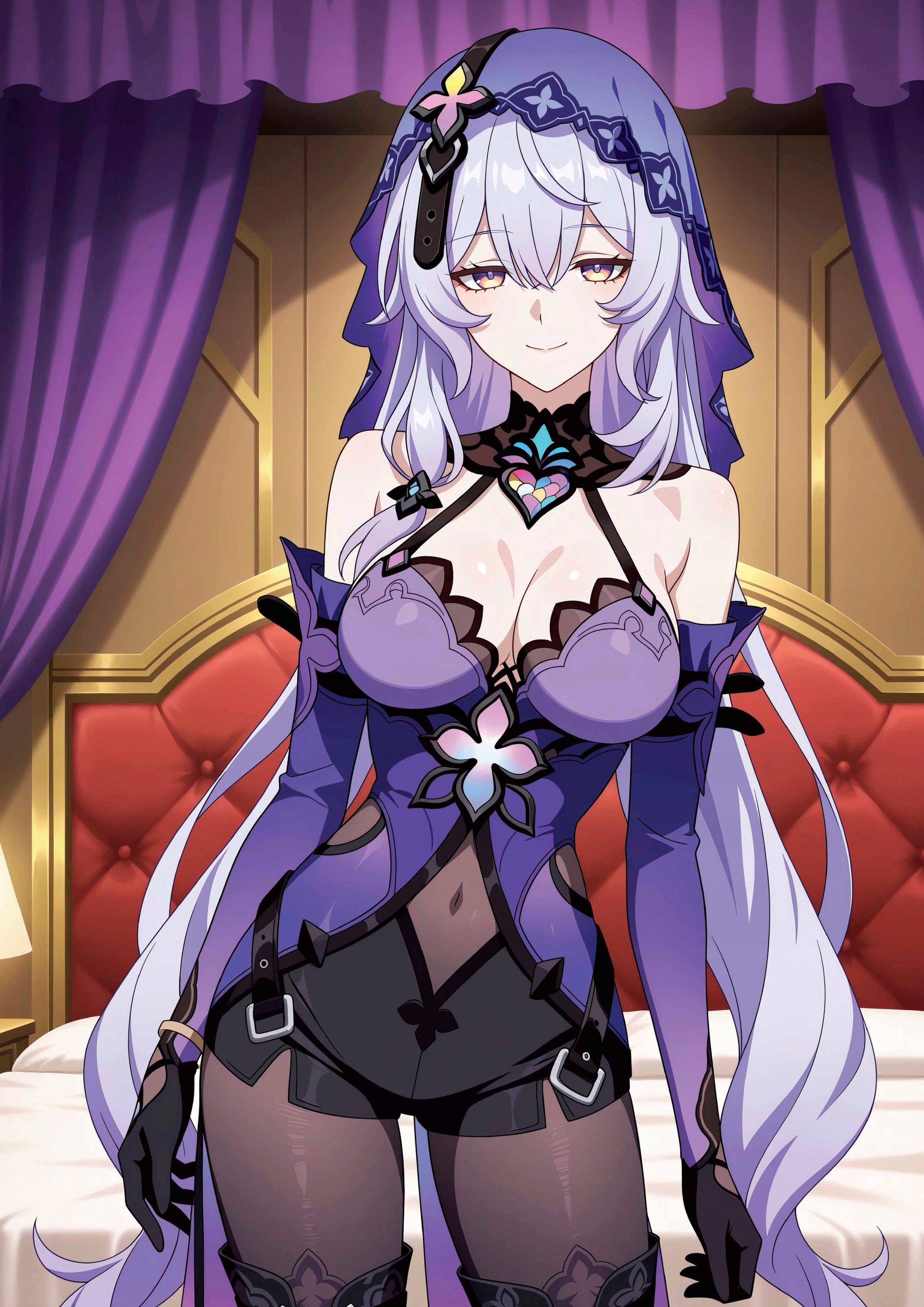 Plakat A3 Honkai Star Rail Hsr Anime Gra Black Swan