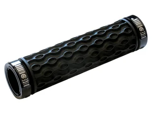 Bike Ribbon BIKERIBBON Chwyty kierownicy OOOOH LOCK-ON MTB GRIP czarne A-BRN-HDGRH0070 - Kierownice rowerowe - miniaturka - grafika 1