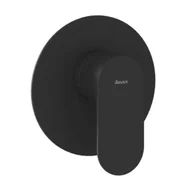 Baterie wannowe i prysznicowe - Ravak Eleganta - Bateria podtynkowa z korpusem, kolor czarny matowy X070299 - miniaturka - grafika 1