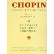 Polskie Wydawnictwo Muzyczne Chopin Complete Works XI Fantazja berceuse barcarolle CW XI Chopin