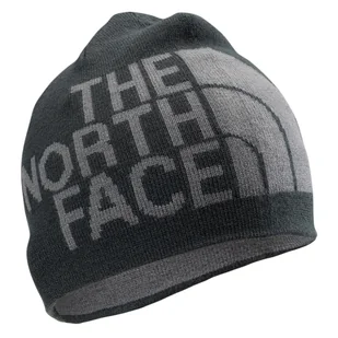 Czapka zimowa THE NORTH FACE REVERSIBLE TNF BANNER T0AKNDKT0-BLK/GREY - Czapki damskie - miniaturka - grafika 1