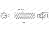 Sprężyny zawieszenia - MONROE Sprężyna zawieszenia MONROE SE1155 - miniaturka - grafika 1