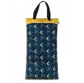 Inne akcesoria do pielęgnacji dzieci - Worek Nieprzemakalny Na Pieluchy Wielorazowe 40X70Cm 2 Zamki Księżyc - miniaturka - grafika 1